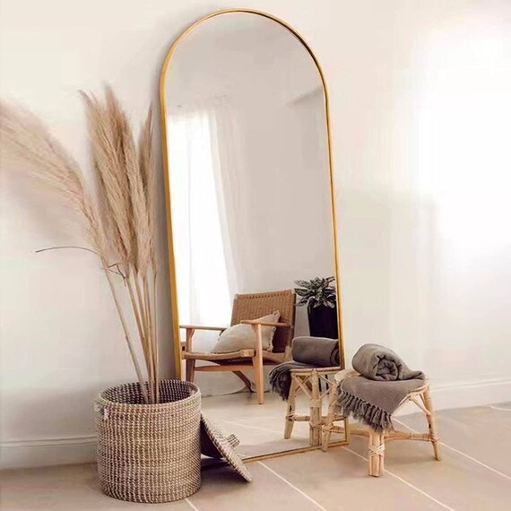 Uttermost Clara Gold 24 x 39 Arch Top Wall Mirror - #79P55