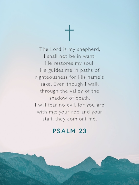 The Lord Is My Shepherd Prayer Tote Bag The Lord Is My Shepherd Prayer Tote Bag