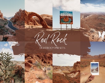 Utah Arizona Lightroom Presets Desert Theme, 10 (DNG) Lightroom Presets, Rustic Presets,  Warm Presets, Muted Earthy Presets