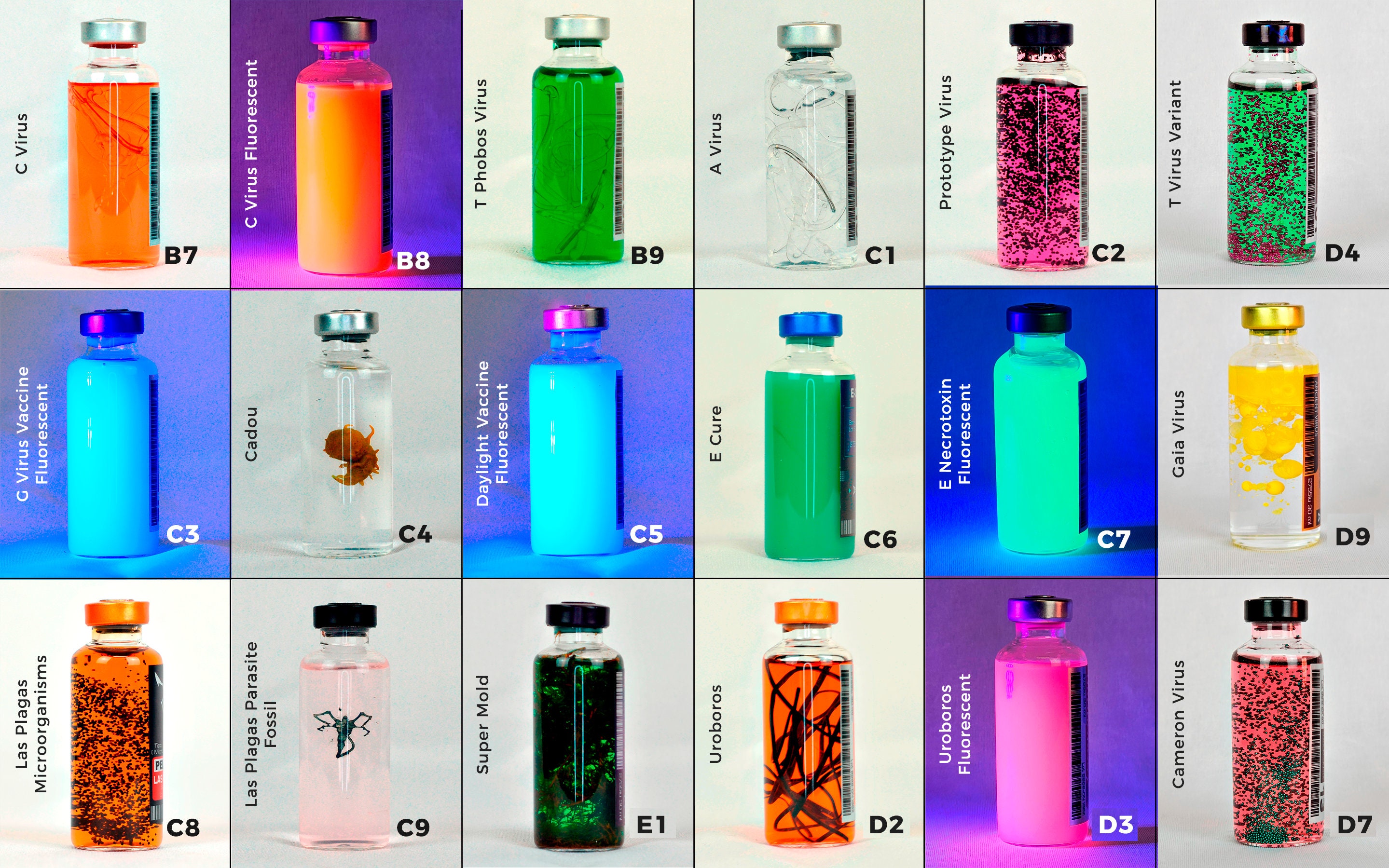 Resident Evil Virus Briefcase With 10 Vials Included KIT Collection Etsy