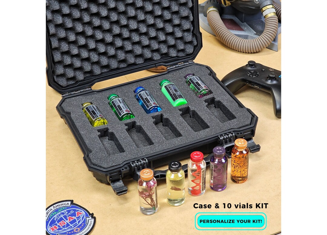 Resident Evil Virus Briefcase With 10 Vials Included KIT Collection Etsy