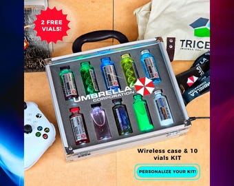 Resident Evil Virus Wireless Briefcase With LED Lights and 10