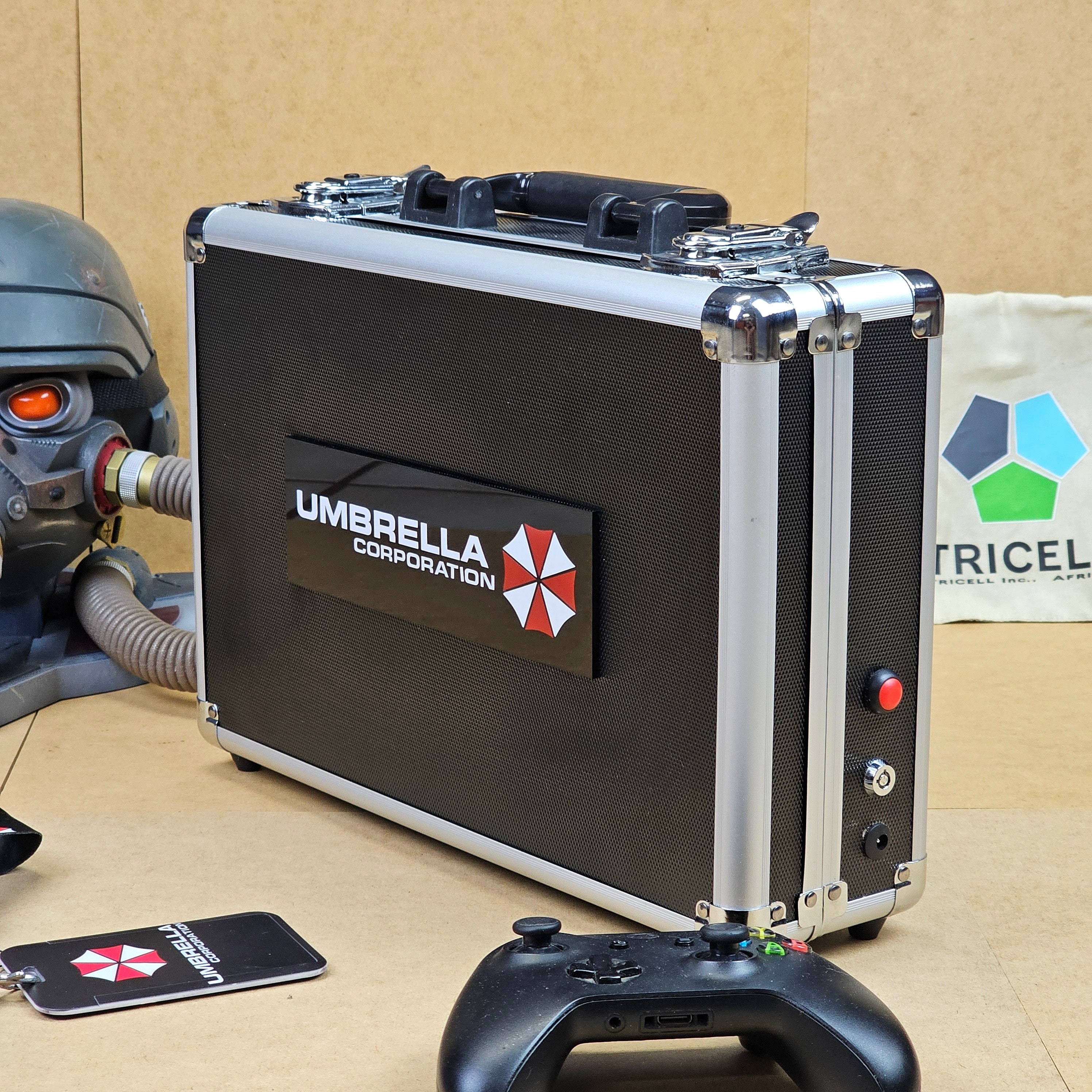 Resident Evil Virus Wireless Briefcase With LED Lights, Speaker and 14