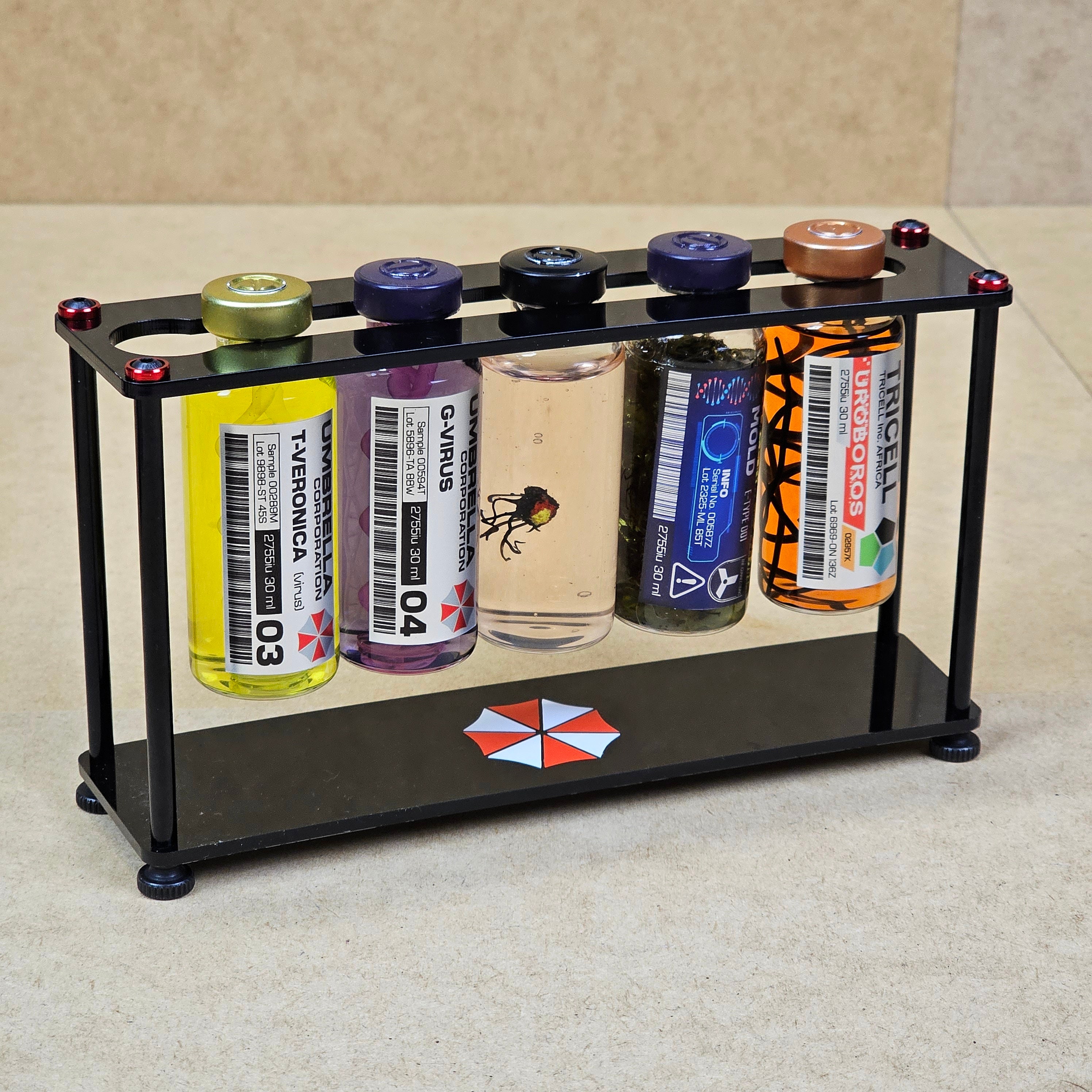 Resident Evil Virus Black Rack with 5 Vials included - KIT Collection ...