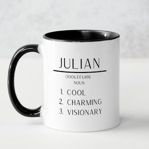 Personalized Name definition mug