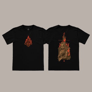 CRUZLIGHT - RETRIBUTION  - unisex -dark art wear - graphic - heavy cotton tee
