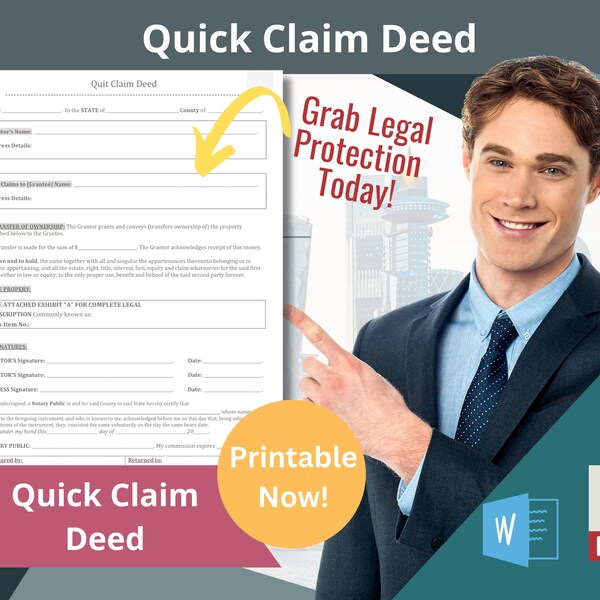 Quick Claim Deed - Etsy