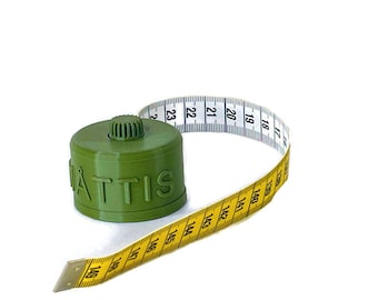 3D Printed Sewing Tape Measure Holder: Self-Designed PLA+ Container