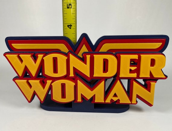 Wonder Woman 3D Printed Logo - Etsy