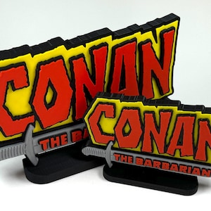Conan der Barbar 3D Gedrucktes Logo