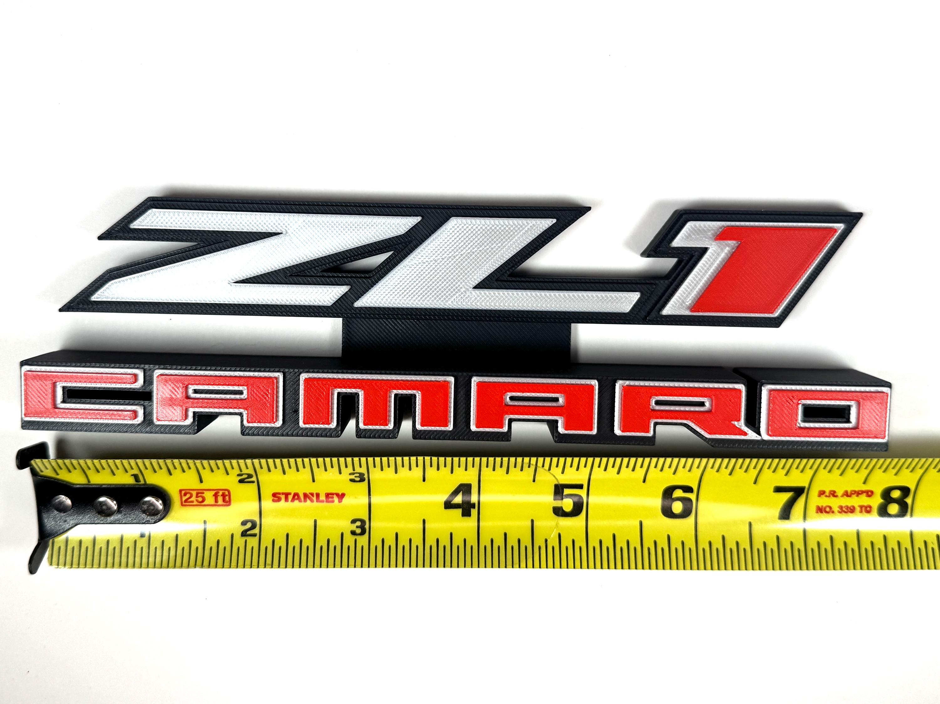 2015 Chevrolet Camaro RS and ZL1 3D Printed Freestanding Logo - Etsy