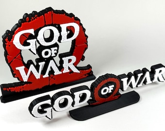 God of War 3D Printed Freestanding Logo