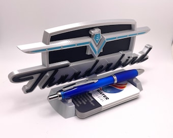 Logotipo vintage do Ford Thunderbird de 1966 impresso em 3D