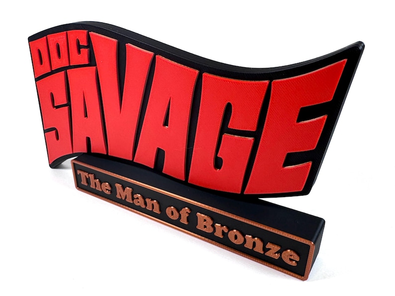 Doc Savage 3D Printed Freestanding Logo - Etsy