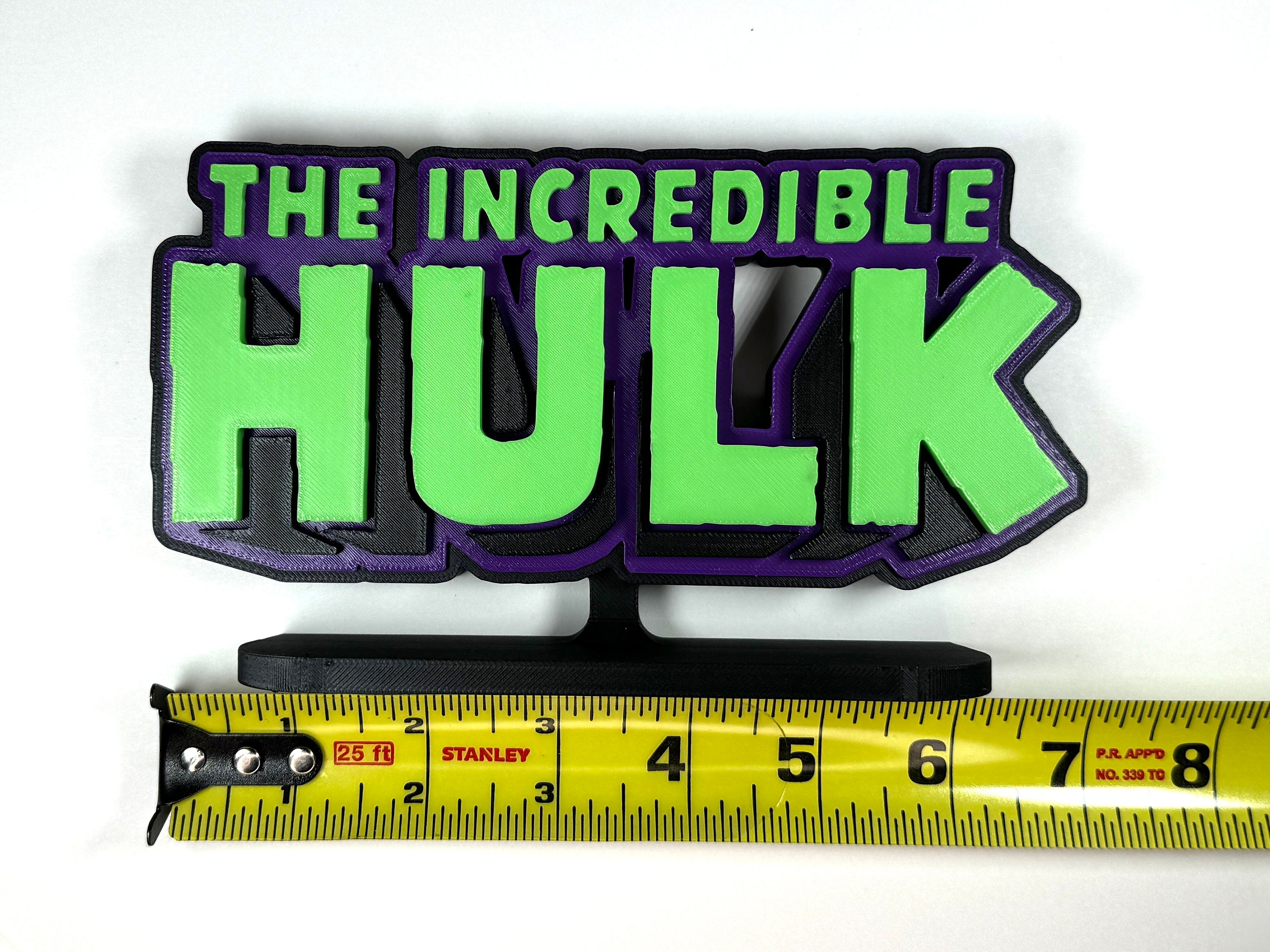 Huld Logo Incredible HULK 3D Printed Logos - Etsy
