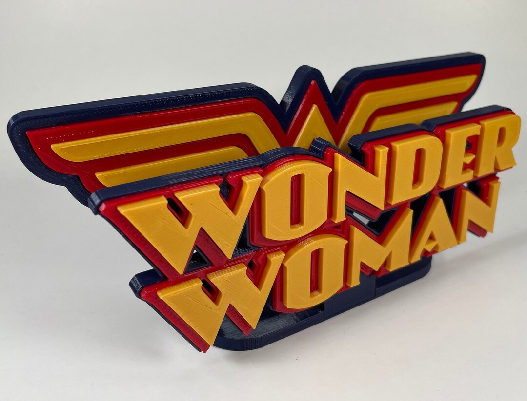 Wonder Woman 3D Printed Logo - Etsy