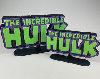 Incredible HULK 3D Printed Logos