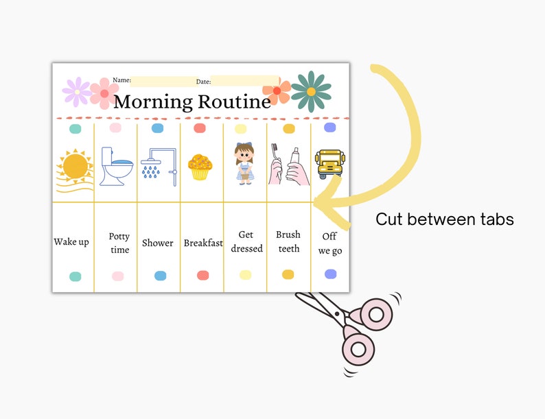 Editable Template Morning and Evening Routine Chart for Kids - Etsy Editable Template Morning and Evening Routine Chart for Kids - Etsy