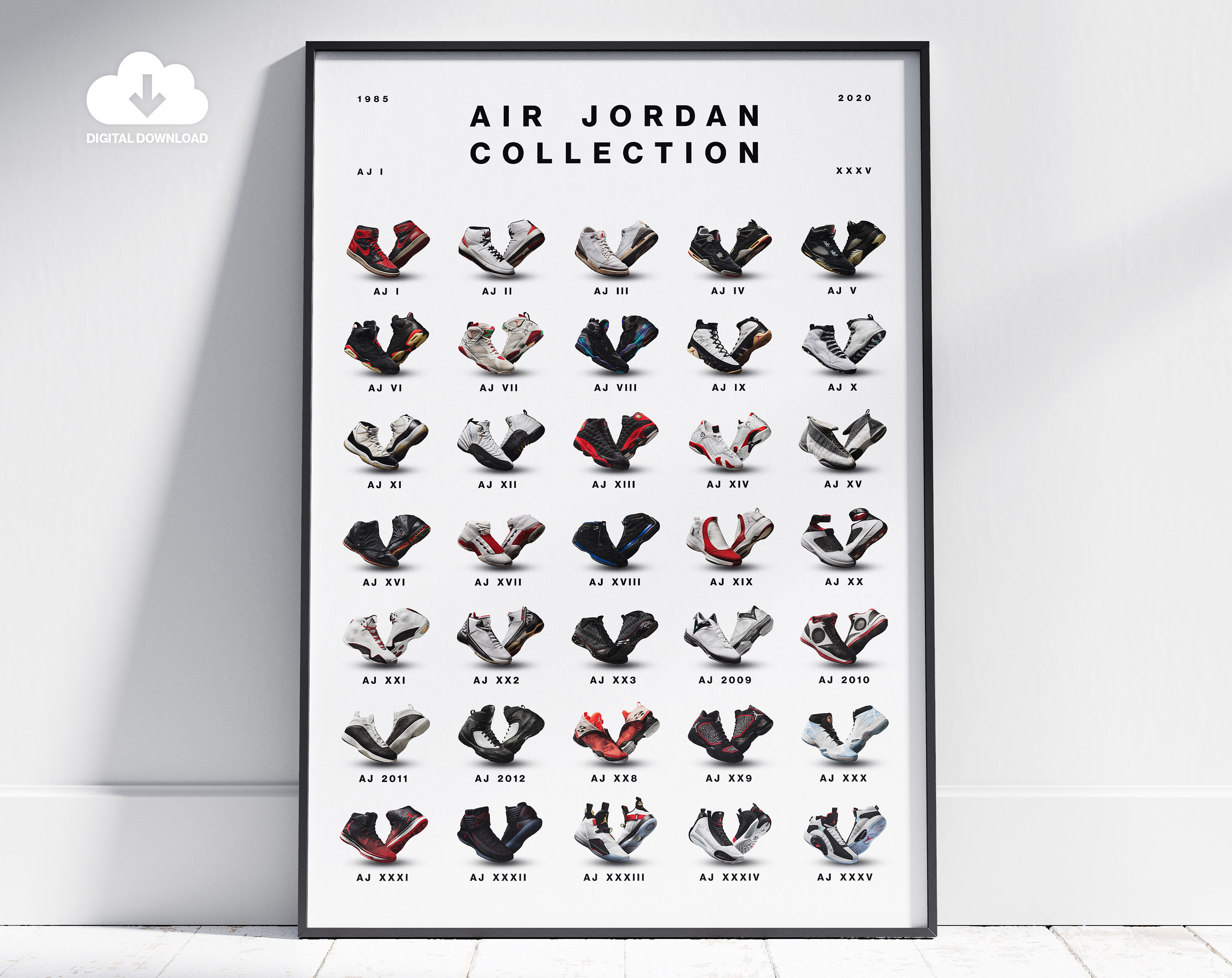  CSNARTS - Air Jordan, Prints, Set of 6 (8''x10