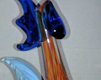 Murano Rooster sculpture.