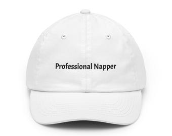 Profesjonalna czapka baseballowa dla taty z nadrukiem "Napper" - zabawna, humorystyczna czapka baseballowa z bawełny
