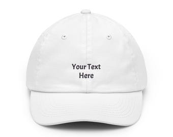 Custom Text Dad Hat - Personalized Funny Slogan Cap - Add Your Own Words - Cotton Baseball Hat