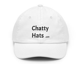 Czapka z logo Chatty Hats Dad – klasyczna bawełniana czapka baseballowa, regulowana, unisex