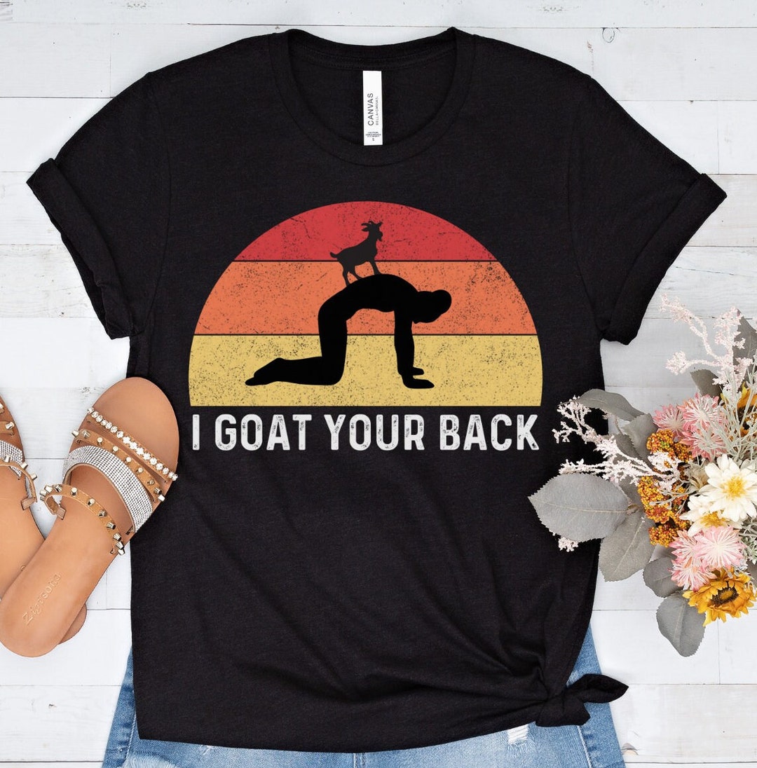 Funny Goat Yoga Tshirt Shirt for Yoga and Goat Lover Baby Etsy
