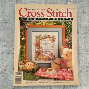 Cross Stitch & Country Crafts Magazine 1992 May June Vol 7 No 5