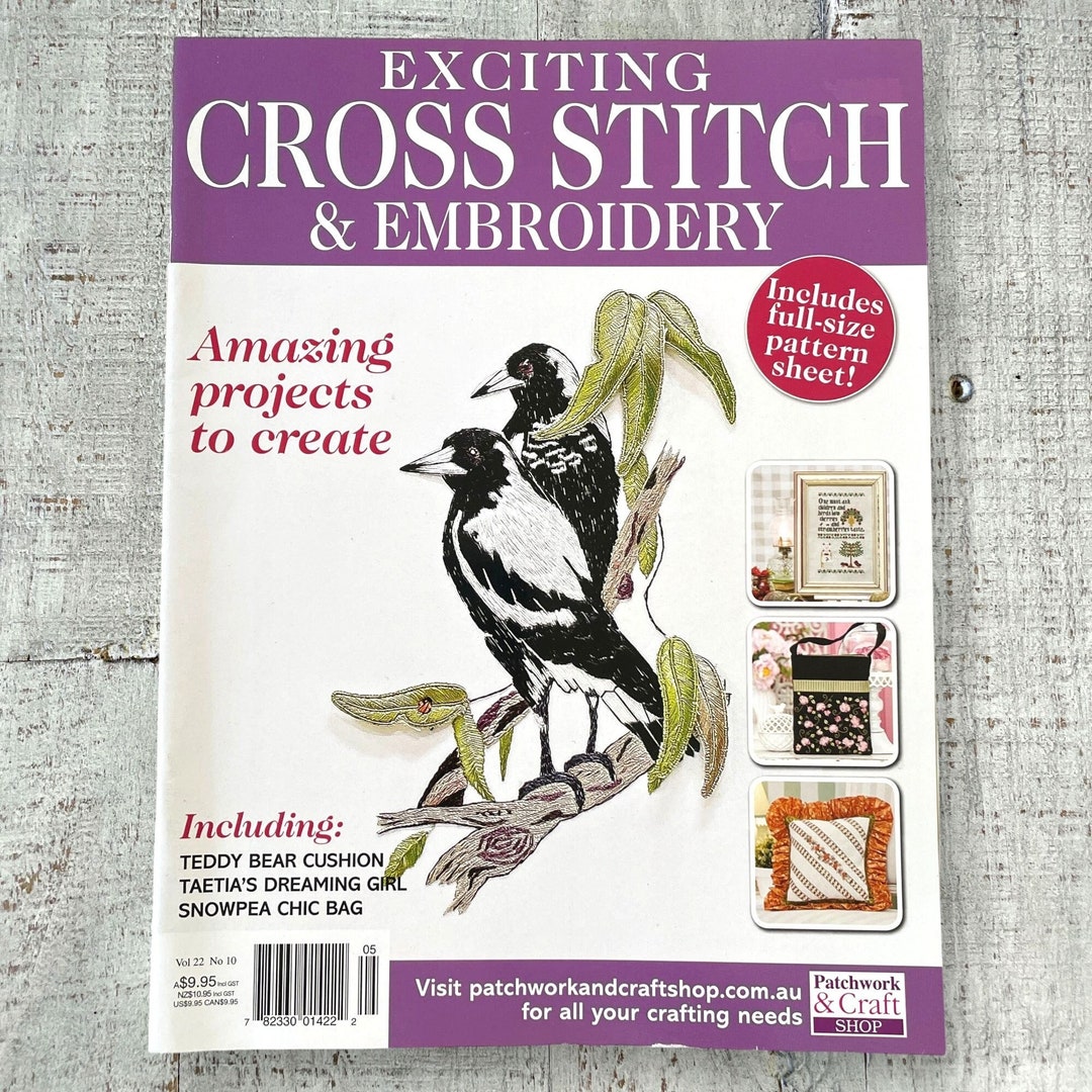 Exciting Cross Stitch & Embroidery Magazine Vol 22 No 10 With Pattern ...