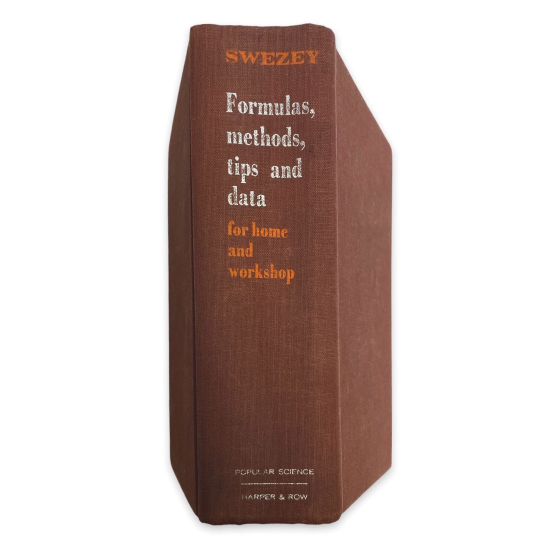 Formulas, Methods, Tips and Data for Home Workplace 1969 1st Edition HC ...