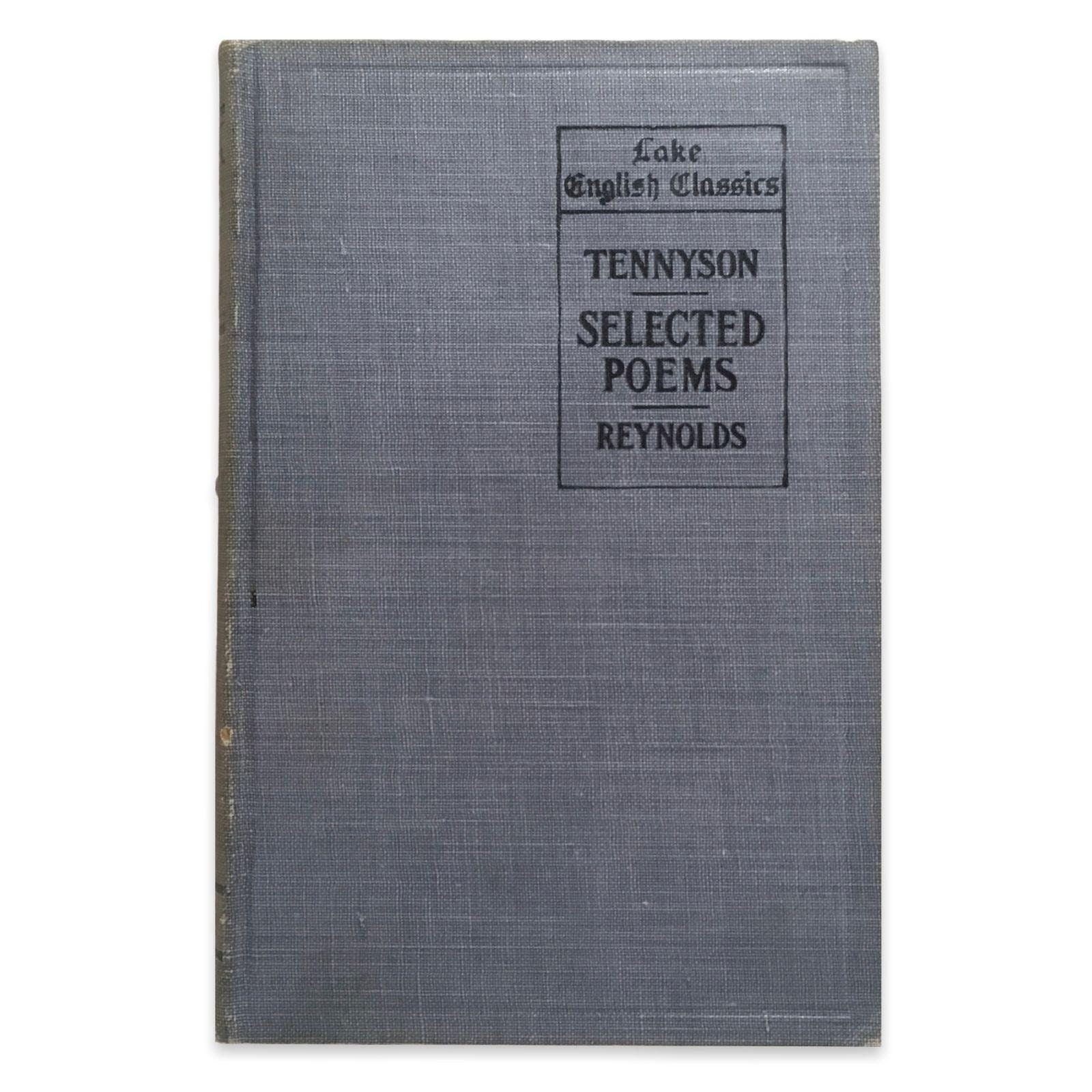 Tennyson Selected Poems by Lake English Classics 1904