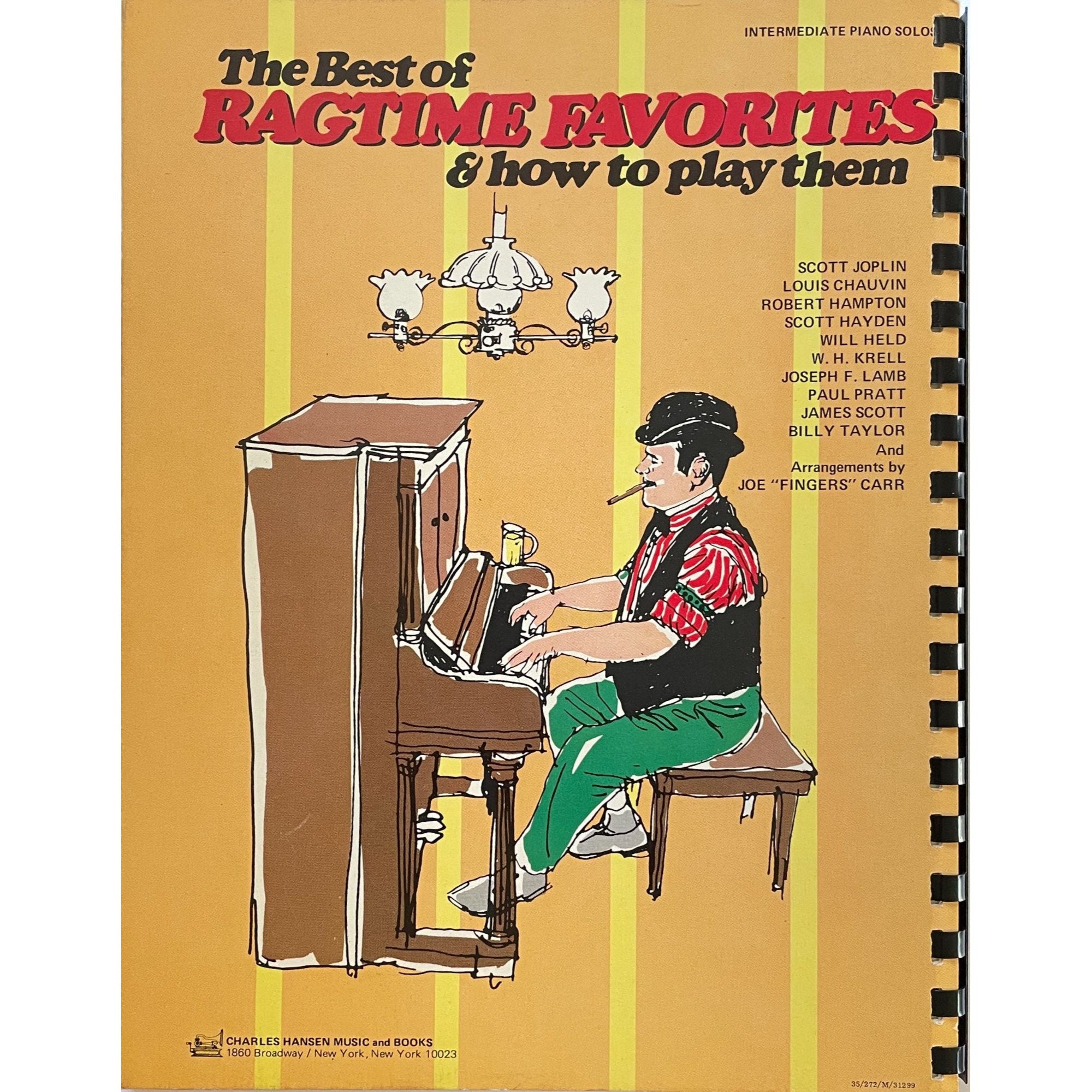 The Best of Ragtime Favorites Spiral Bound Music Book 1972 | Etsy