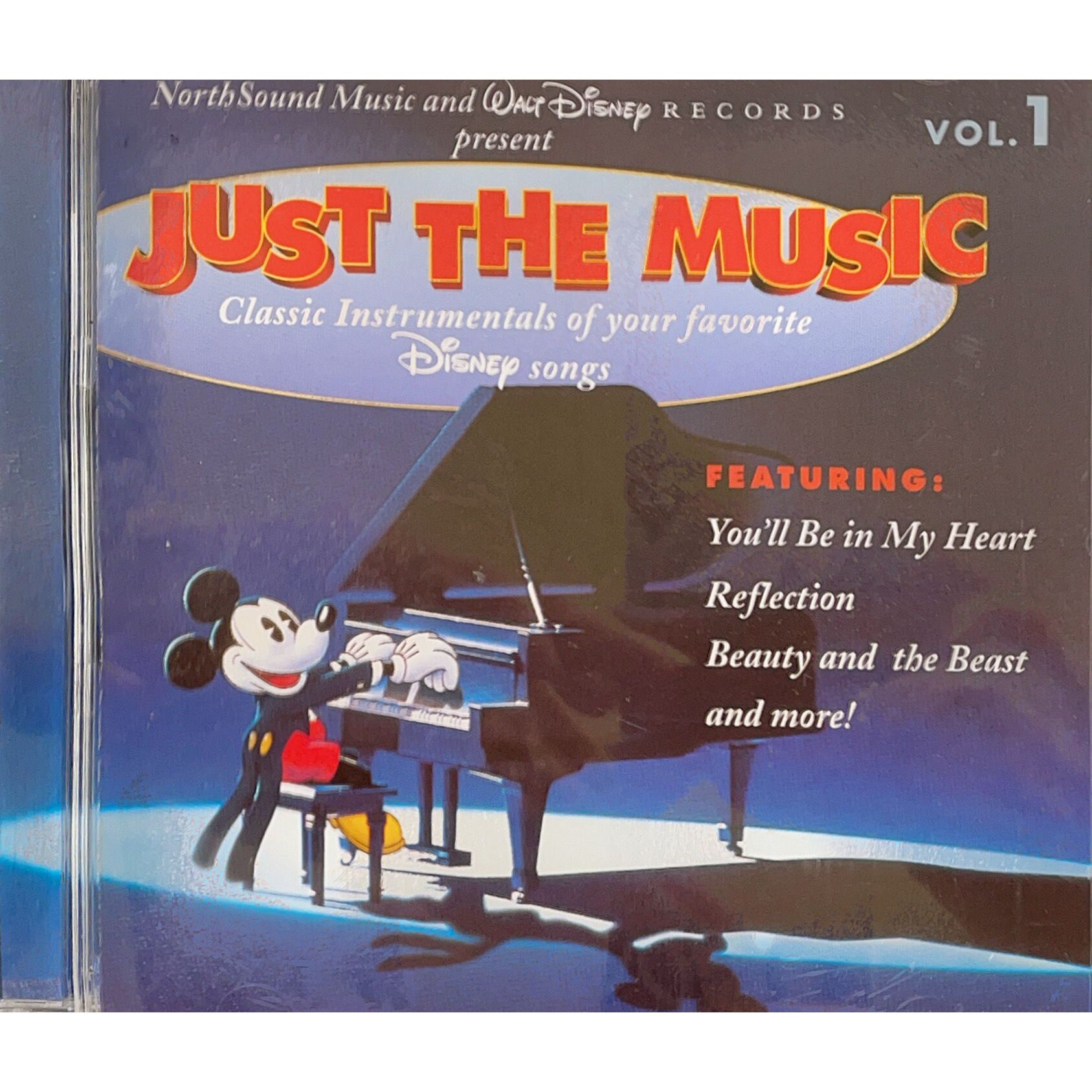 Audio CD Just the Music Vol 1 Walt Disney Records 2000 NSCD