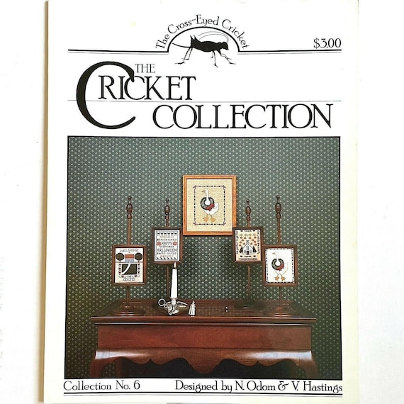 Collection No 6 the Cricket Collection Cross Stitch Leaflet Etsy