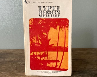 1964 “Typee” Paperback Book / Vintage Herman Melville Classic Literature Moby Dick Bantam