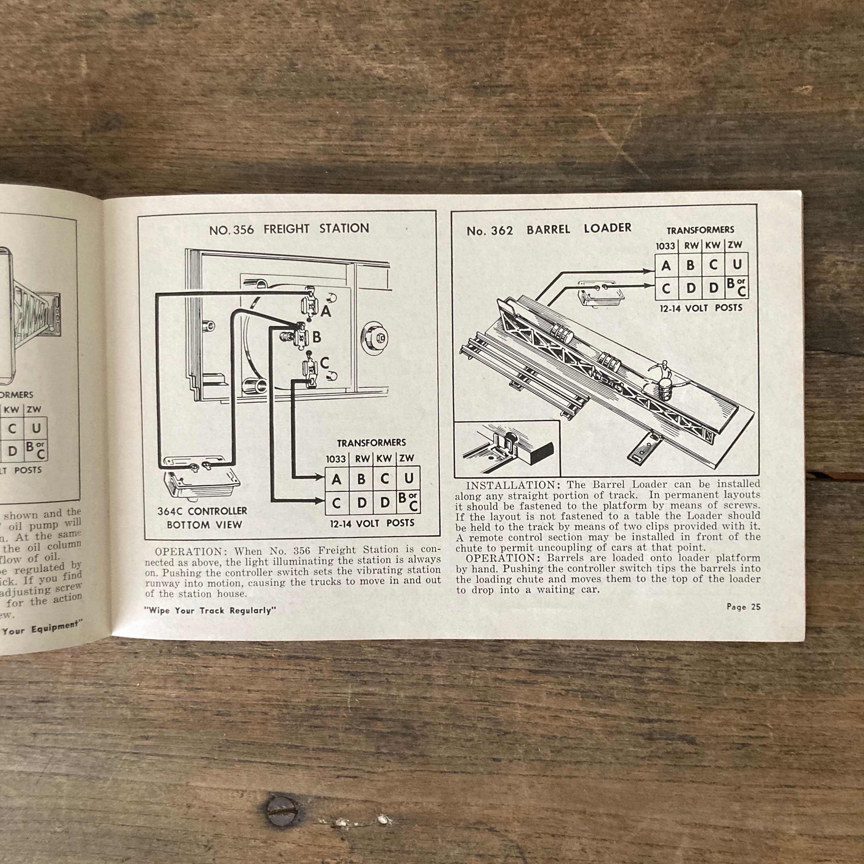 Model Train Instructions 1952 Lionel Trains Instruction Booklet / Model Trains Vintage Mid ...