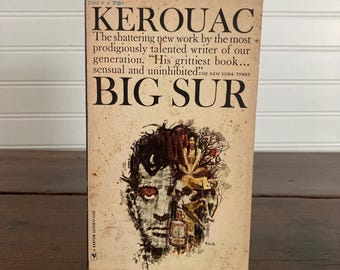 Libro de bolsillo de Big Sur de 1963 / Kerouac, primera edición, casi en buen estado