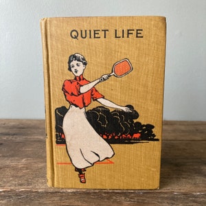 1878 “Quiet Life” Hardcover Book / Antique Antiquarian Frances Hodgson Burnett Romance Love Story Rare