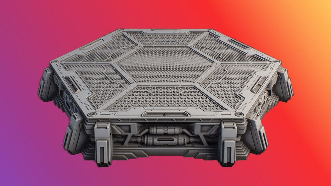 Mecha Platform Design STL 3d Print Files Etsy Singapore