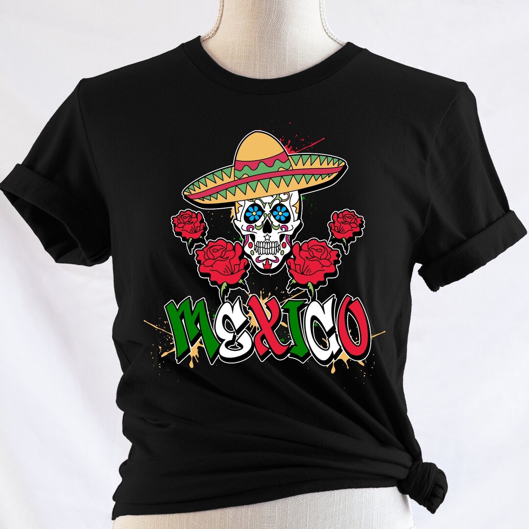 Sugar Skull Day of the Dead Shirt Mexican Heritage Gothic Dia - Etsy