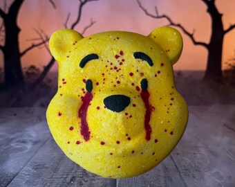 Halloween-Badebombe „Winnie the Boo“ | Gruseliges, handgemachtes Geschenk für Kinder und Frauen
