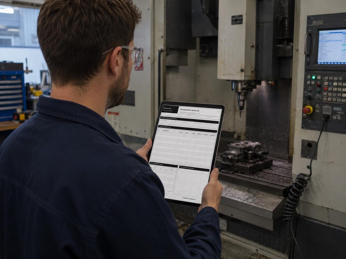 Logbook Design Engineering The Engineering Logbook Pack | Printable Templates for Hardware Design ...