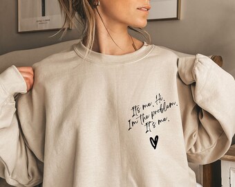 Soy yo. Hola, soy el problema. Sudadera "Soy yo", Gira Eras, Sudadera Anti Hero, Sudadera Midnights, Camiseta de la gira Eras, Regalos musicales para mujer