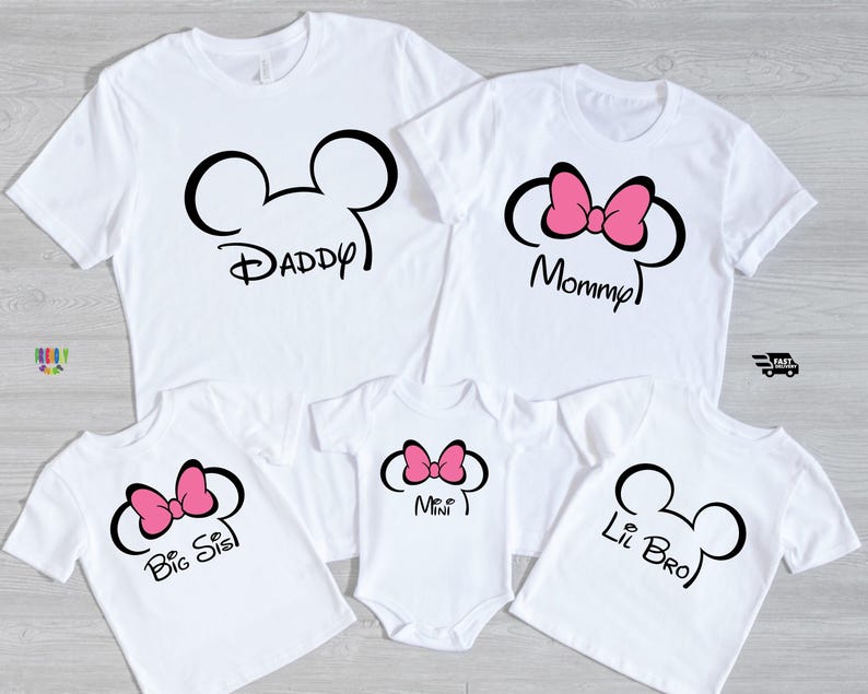 CUSTOM Disney Family Vacation Shirts, PERSONALIZED Disney, Disney Shirts, Disney Trip Tees, Disneyworld Shirt, Disney Family Matching Shirts image 10
