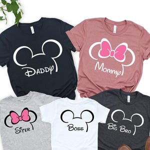 CUSTOM Disney Family Vacation Shirts, PERSONALIZED Disney, Disney Shirts, Disney Trip Tees, Disneyworld Shirt, Disney Family Matching Shirts image 3