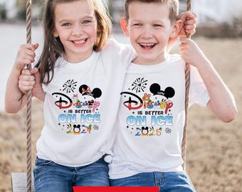 Disney on ICE Custom Shirts, Disney on ice Shirt, Matching Disney Shirts, Disney on ICE 2024 Tee, Disney Family shirts, 2025 Disney matching