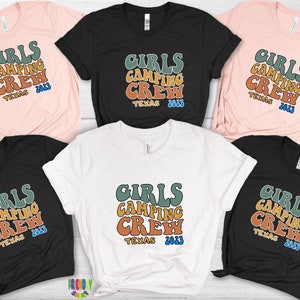 Custom 2024 Girls Trip Shirt, Girls Camping Crew Tee, Birthday Trip Shirt, Vacation Shirt, 2024 Family Vacation Shirt, Friends Vacation Tee