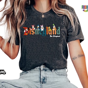 Disneyland The Original Tshirt, Mickey Disneyland Shirt, Mickey and Friends Shirt,D isneyland Shirt, Disney Shirt for Women, Disney Men Tee
