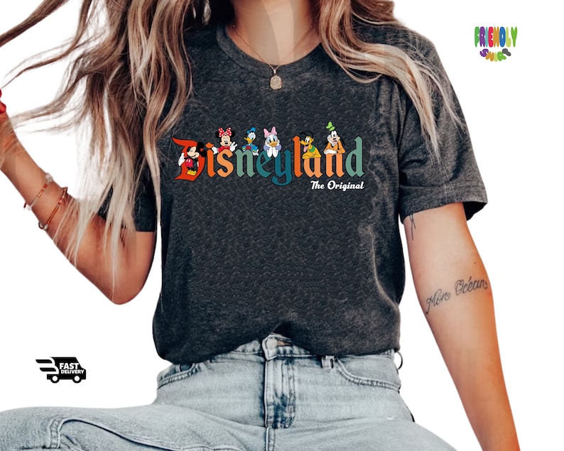 Disneyland The Original Tshirt, Mickey Disneyland Shirt, Mickey and Friends Shirt,D isneyland Shirt, Disney Shirt for Women, Disney Men Tee